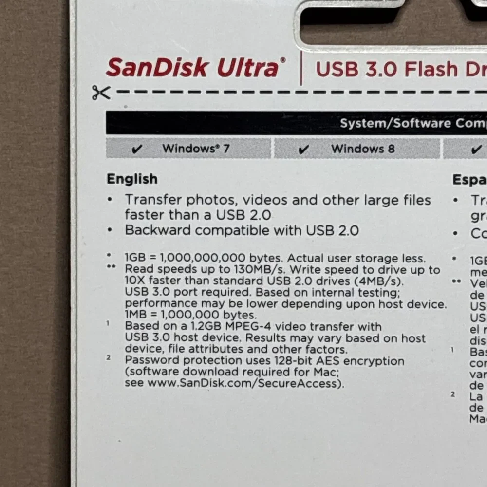 SanDisk SDCZ48-256G-AW46 256GB 130MB/s Ultra USB 3.0 Flash Drive